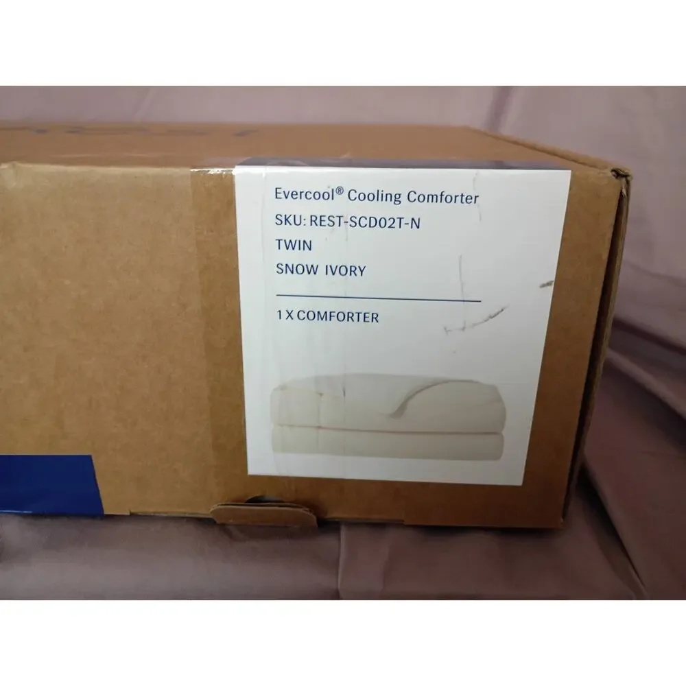 Rest twin sized cooling comforter - Ivory